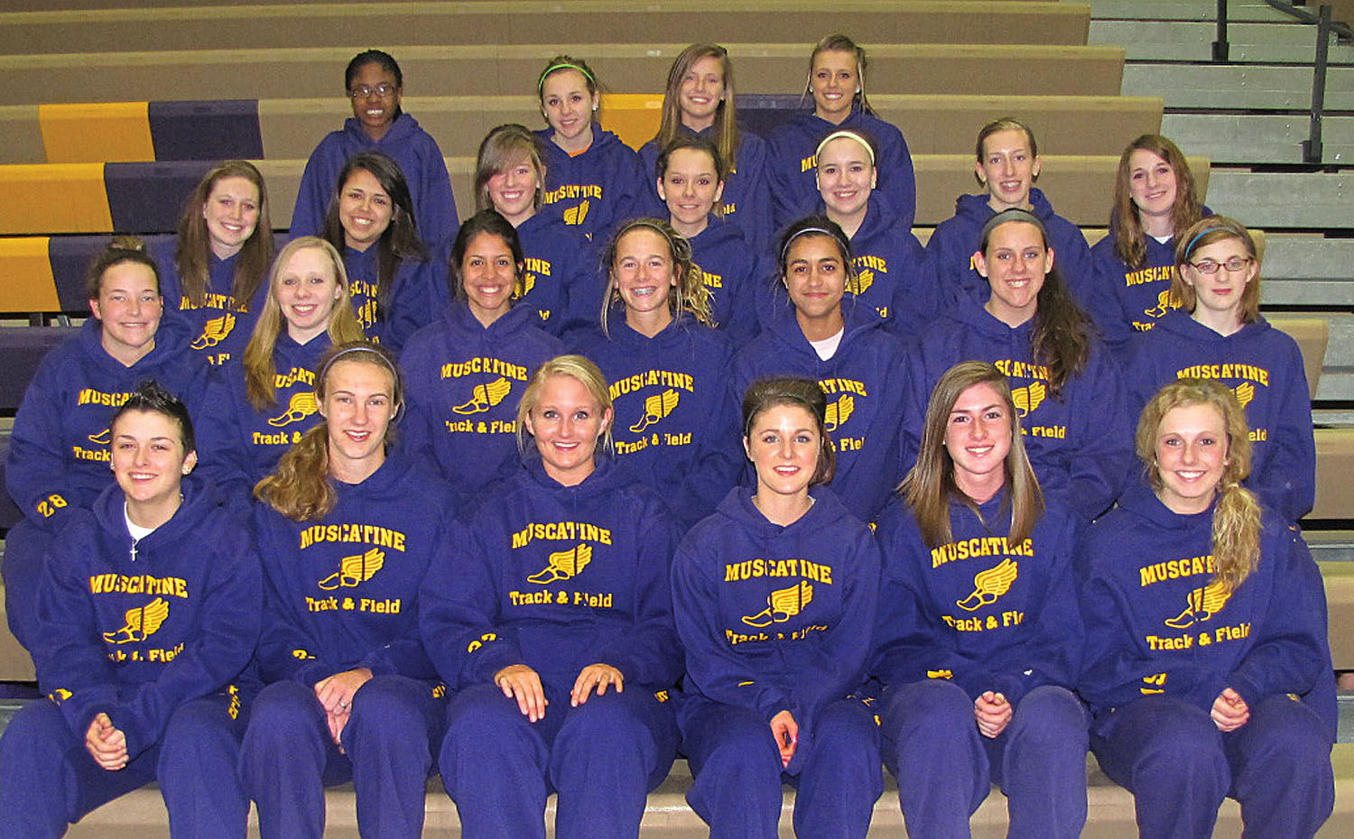 Muscatine girls track and field